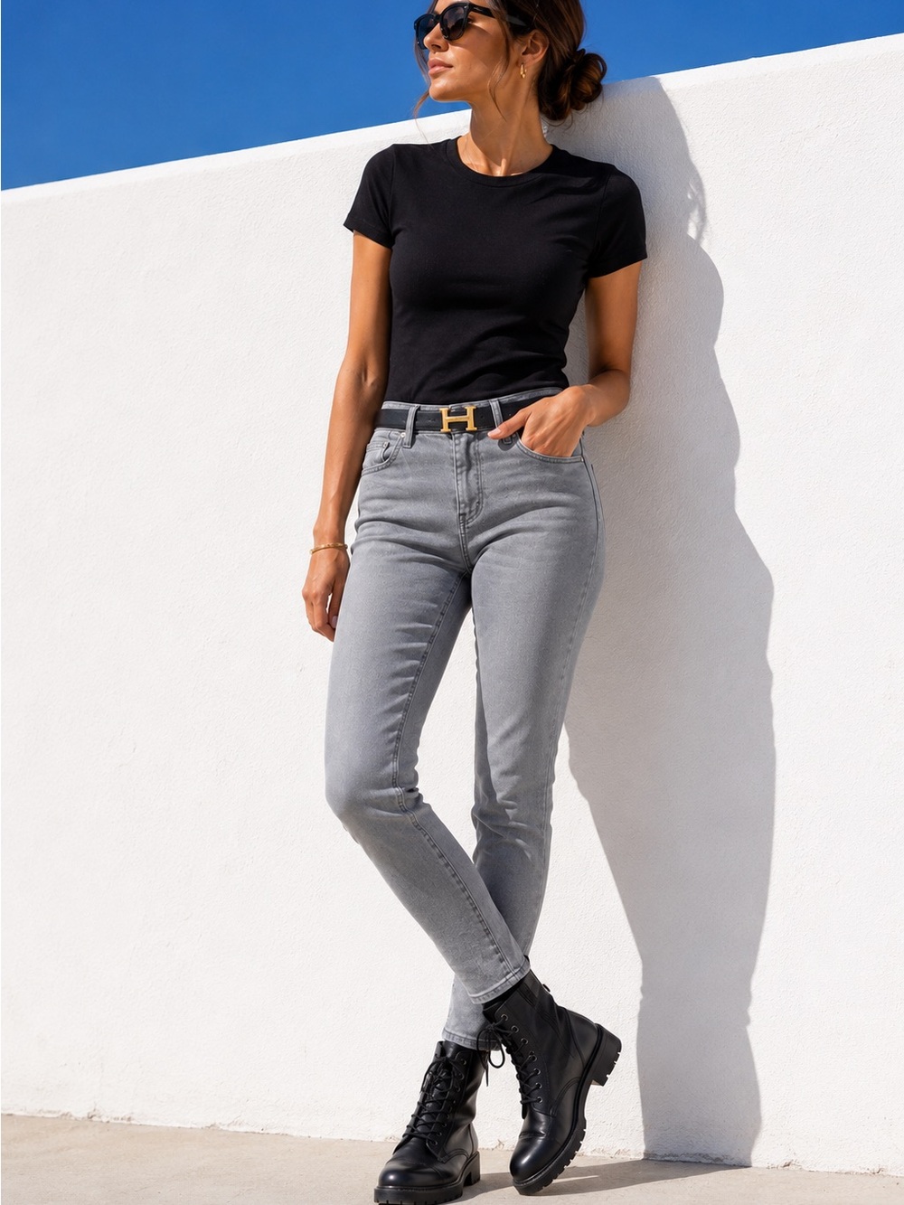 Citizens of Humanity Rocket High Rise Skinny Gray Jeans Size 29